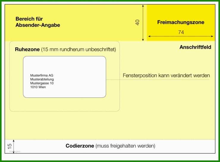 Vorlage Brief Für Umschlag Mit Sichtfenster