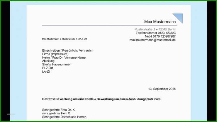 Vorlage Din A4 Brief Mit Fenster
