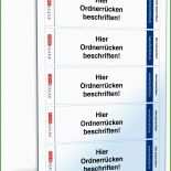 Vorlage Etiketten ordnerrücken Schmal