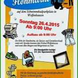 Vorlage Flohmarkt Flyer
