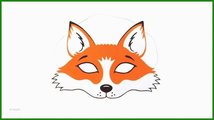Vorlage Fuchs Basteln
