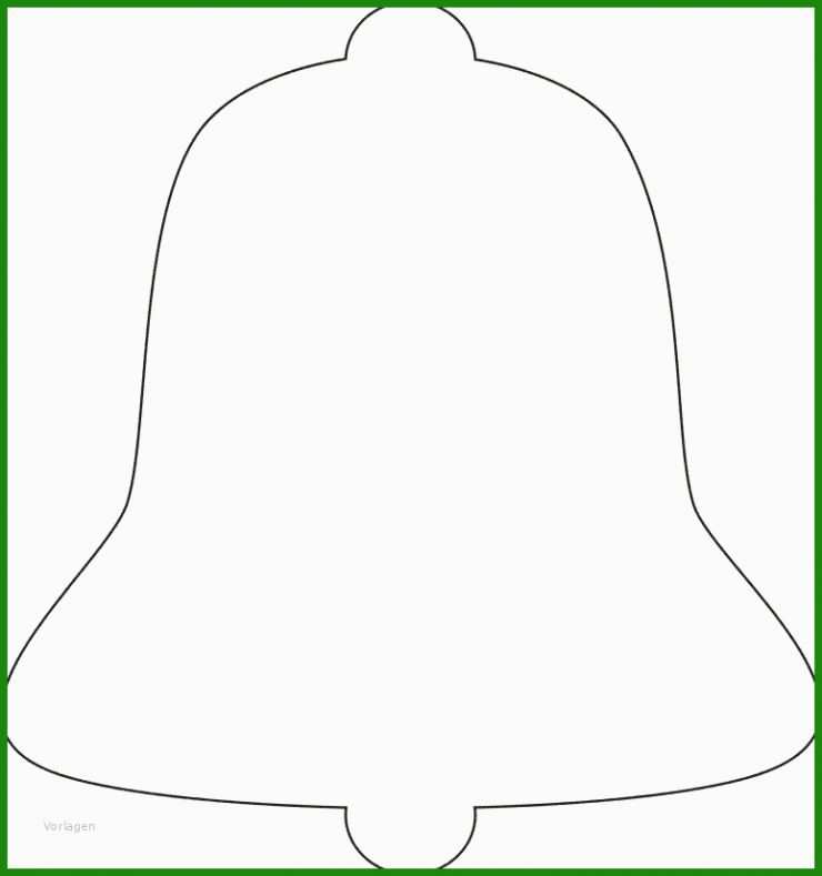 Vorlage Glocke Basteln 2 Vorlage Glocke Basteln