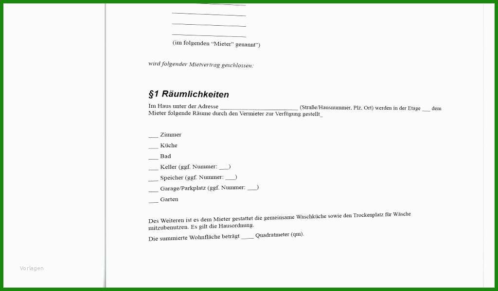 Vorlage Kaufvertrag Garten