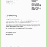 Vorlage Mahnung Rechnung