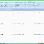 Vorlage ordner Etiketten Word