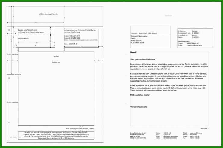 Vorlage Privater Brief Nach Din