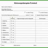Vorlage Protokoll Wohnungsübergabe 10 Vorlage Protokoll Wohnungsübergabe