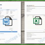 Vorlage Rechnung Excel Kostenlos