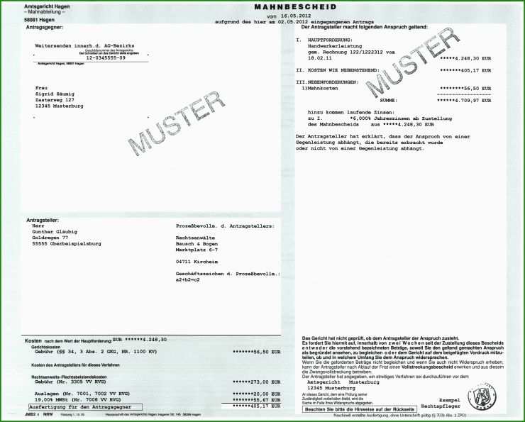 Vorlage Rechnung Ferienwohnung