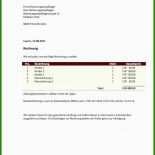 Vorlage Rechnung Kleinunternehmer Dienstleistung