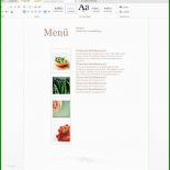 Vorlage Speisekarte Word