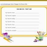 Vorlage Steckbrief Englisch
