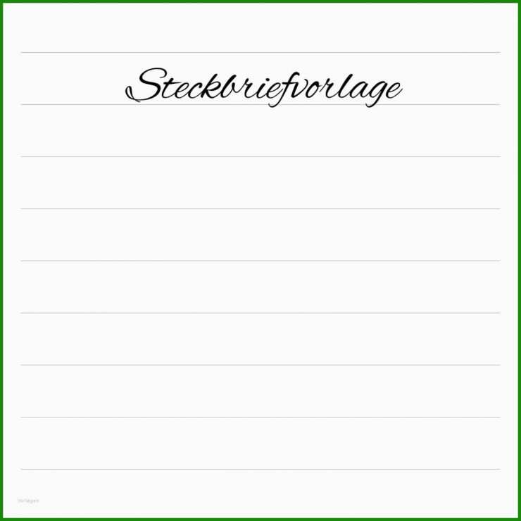 Vorlage Steckbrief Haustier