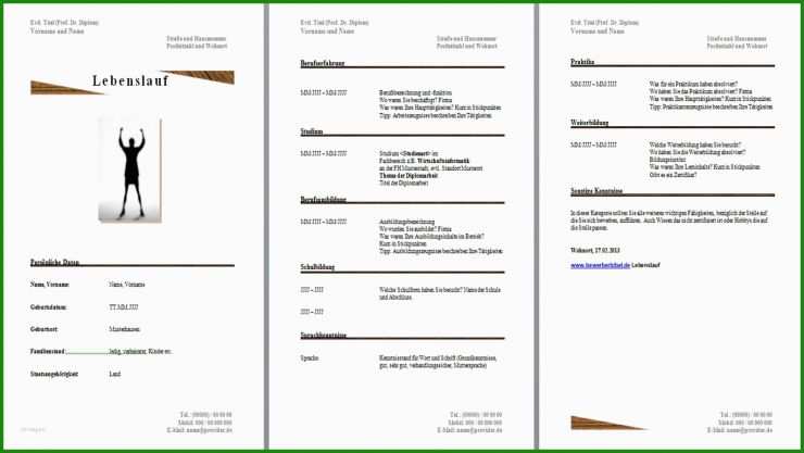 Vorlage Steckbrief Kostenlos