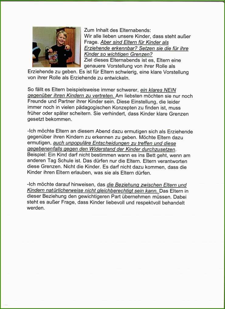 Vorlage Steckbrief Tagesmutter