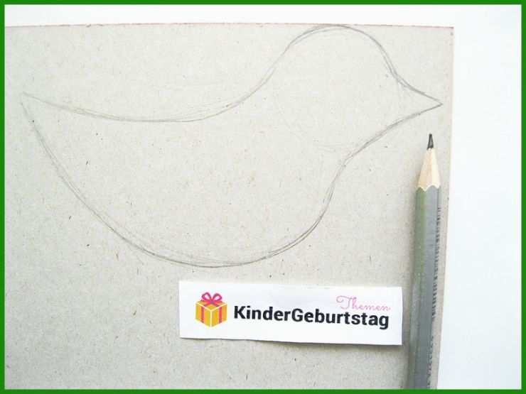 Vorlage Taube Basteln