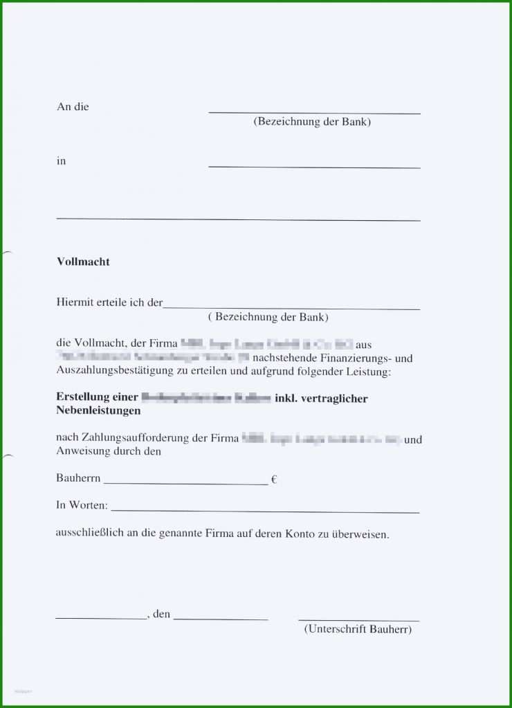Vorlage Vollmacht Kfz Abmeldung