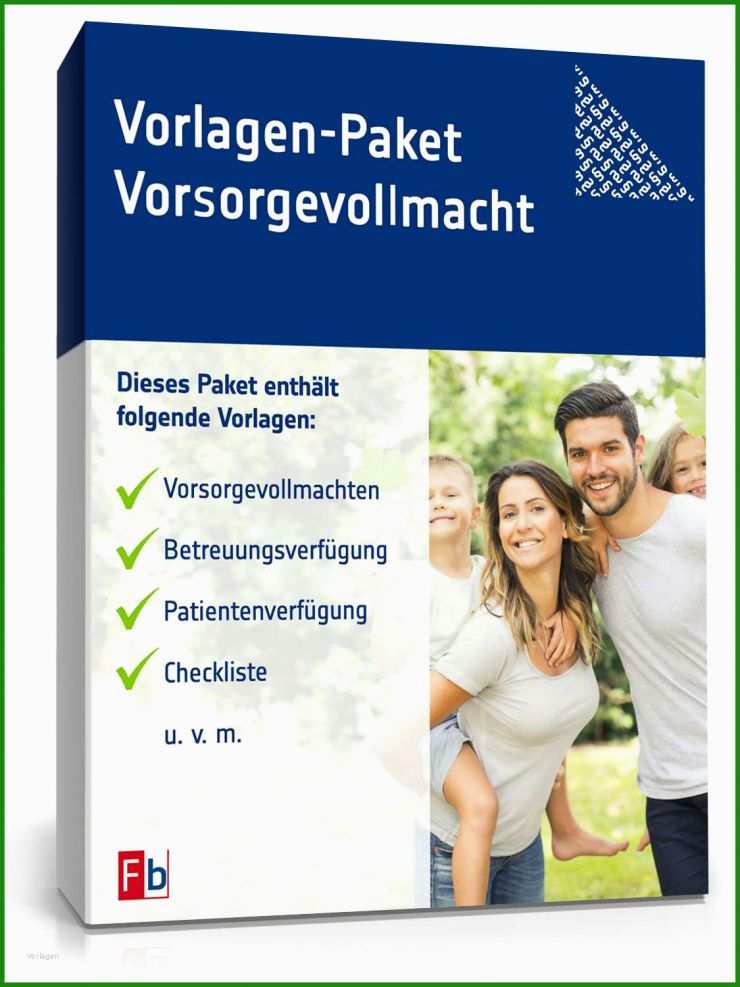 Vorlage Vorsorgevollmacht Patientenverfügung