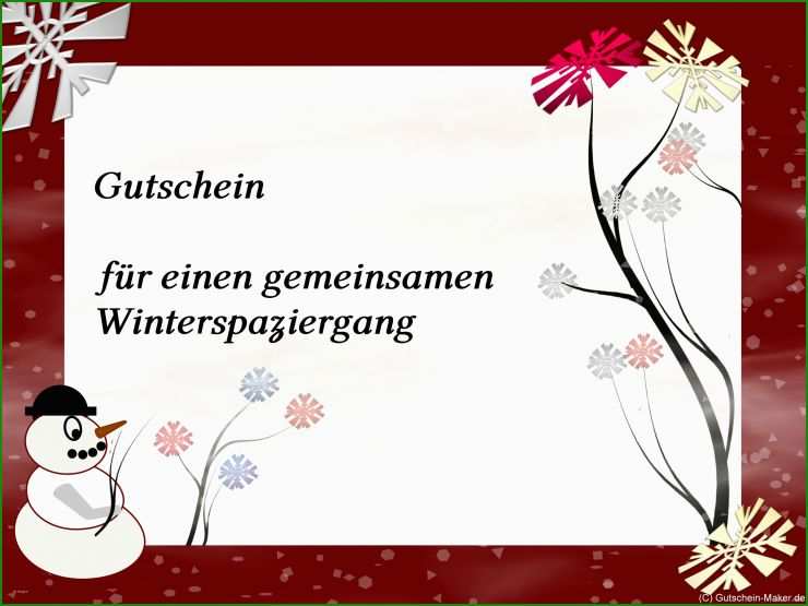 Vorlagen Für Einen Gutschein