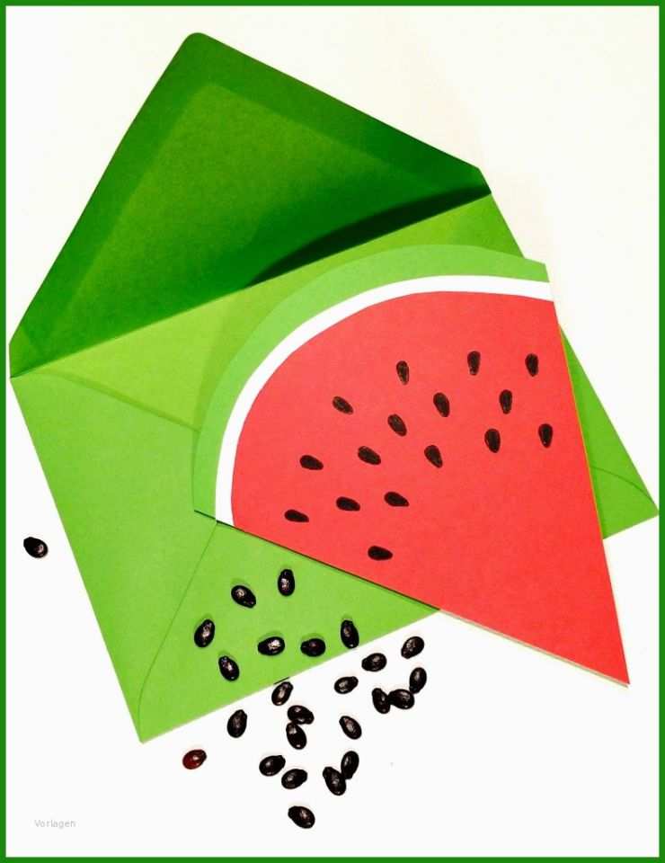 Vorlagen Wassermelone Basteln