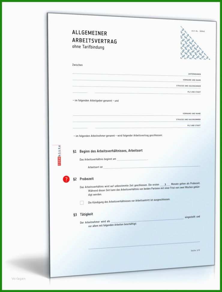 Vorvertrag Muster Arbeitsvertrag 6 Vorvertrag Muster Arbeitsvertrag