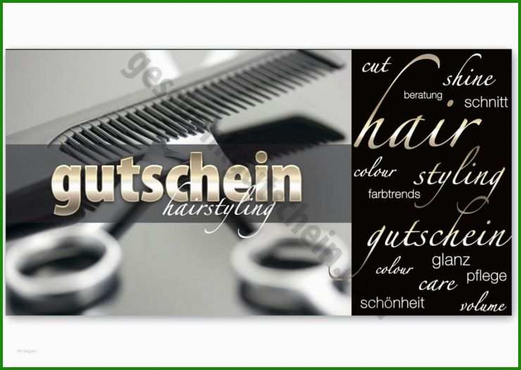 Wert Gutschein Vorlage