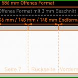 Wickelfalz Flyer Vorlage Indesign