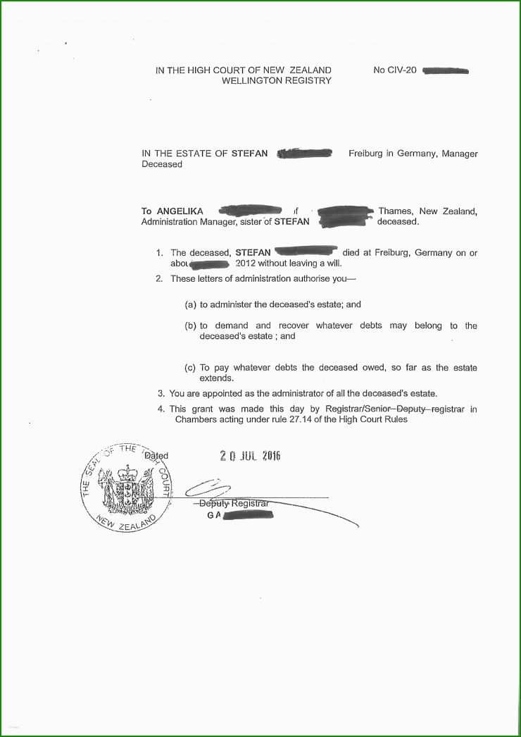 Widerruf Vollmacht Durch Erben Muster