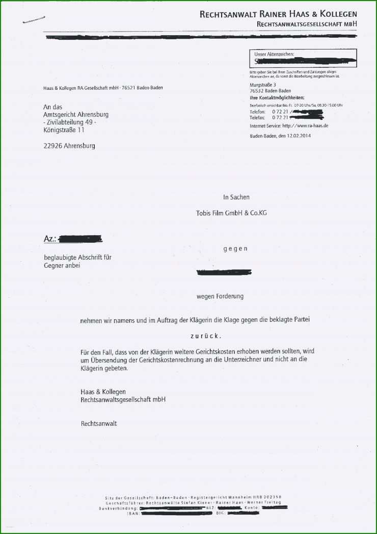 Widerspruch Gegen Rechnung Vorlage