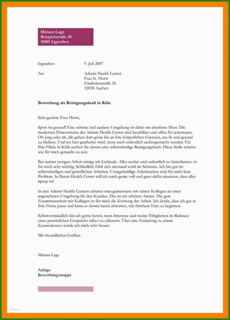 Wie Schreibe Ich Eine Bewerbung Für Ein Praktikum Muster
