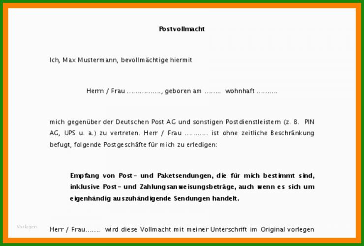 Wie Schreibe Ich Eine Vollmacht Vorlage 6 Wie Schreibe Ich Eine Vollmacht Vorlage