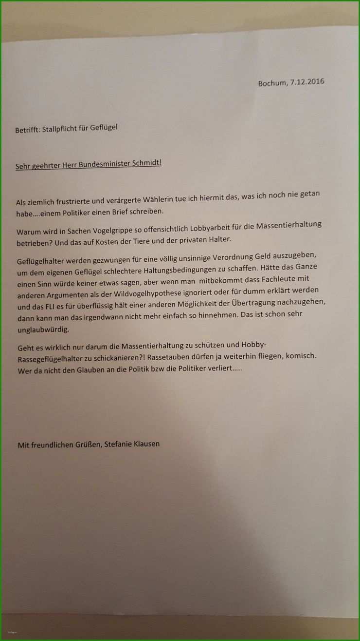 Wie Schreibt Man Ein Brief Muster