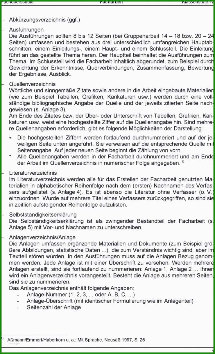 Wissenschaftliches Handout Muster