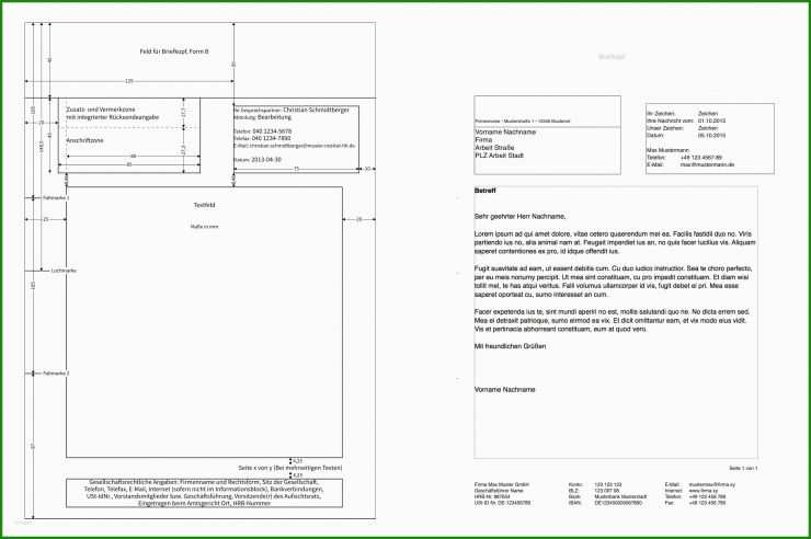 Word Vorlage Brief Din 676