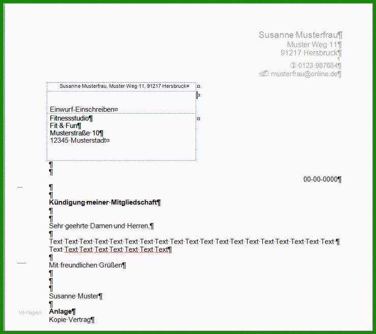 Word Vorlage Brief Mit Falzmarken 7 Word Vorlage Brief Mit Falzmarken