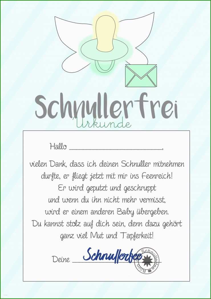 Zahnfee Brief Vorlage Kostenlos