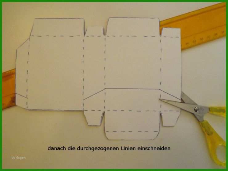 Zigarettenschachtel Basteln Vorlage
